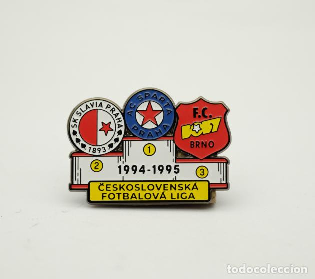 Colecionismo desportivo: Czech Championship 1994 - 1995 SK Slavia Prague, AC Sparta Prague, FC Boby Brno.