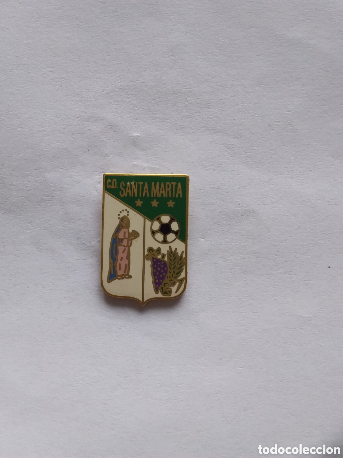 Collectionnisme sportif: Pin Club Deportivo Santa Marta ,Escudo 2020 ( Badajoz)