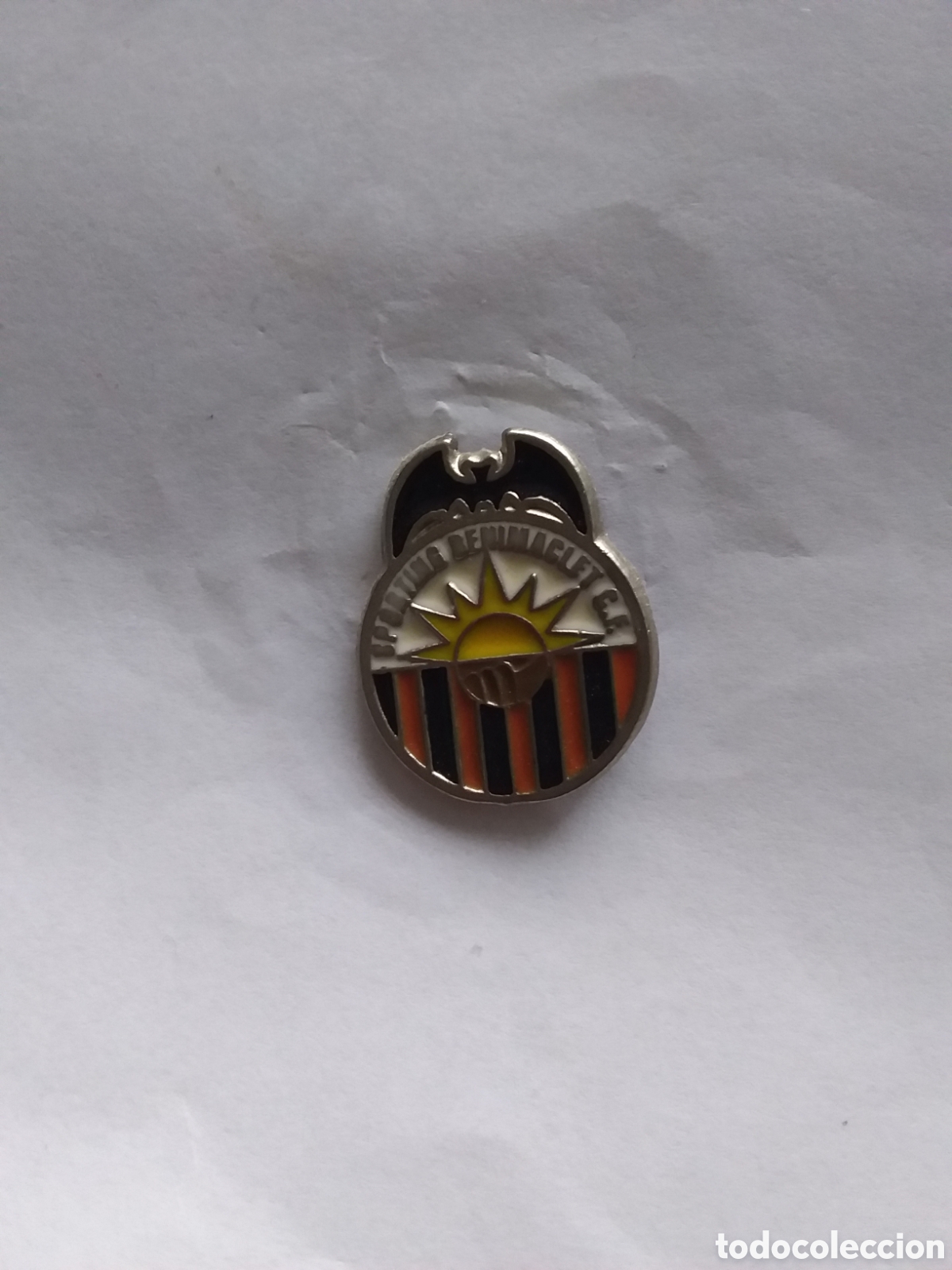 Colecionismo desportivo: Pin - Sporting Benimaclet Club de F&uacute;tbol ( Valencia)