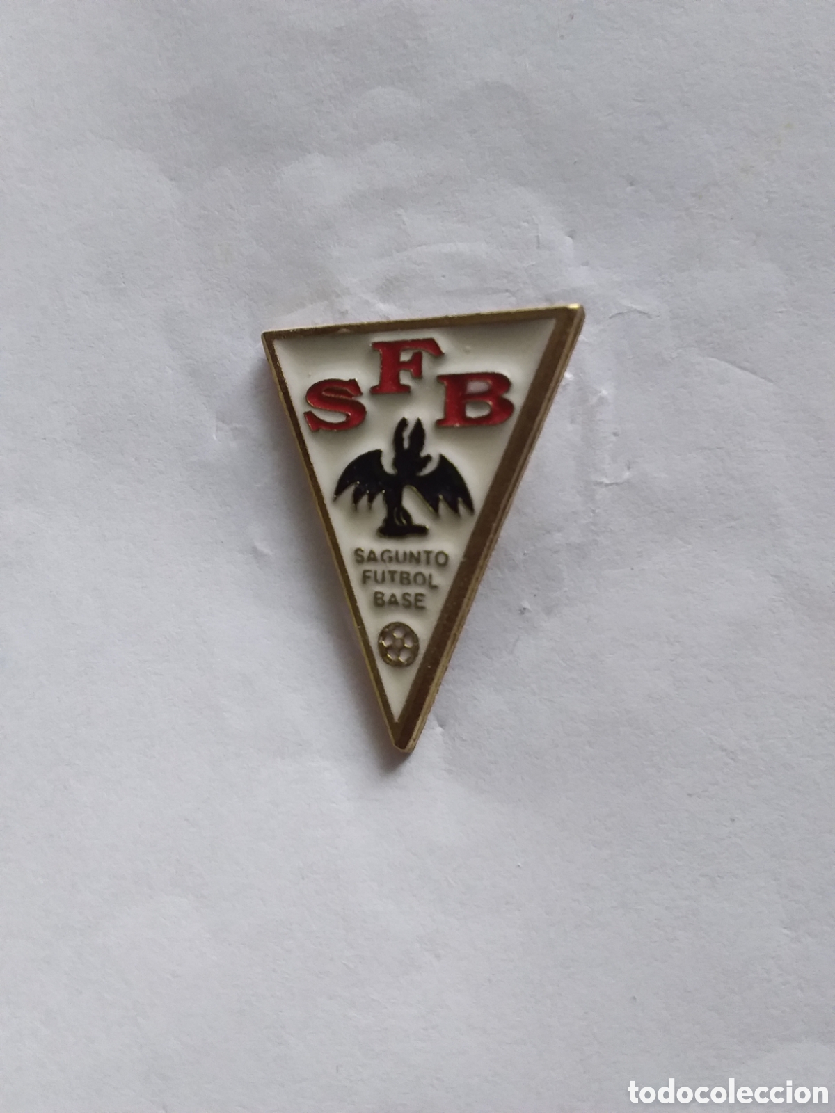 Colecionismo desportivo: Pin - F&uacute;tbol Base Sagunto- Escudo 2019 ( Valencia)