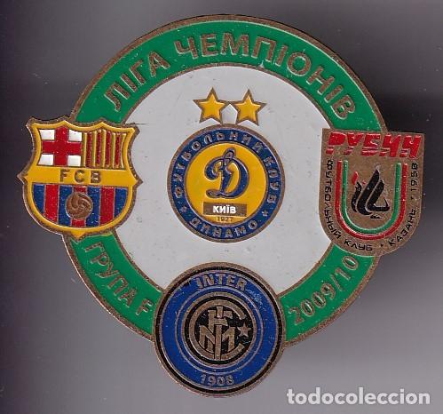 Collezionismo sportivo: PIN DE LA CHAMPIONS LEAGUE 2009/10 - BARCELONA INTER MILAN-DINAMO KIEV (FOOTBALL)