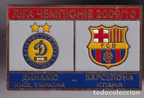 Collezionismo sportivo: PIN DE LA CHAMPIONS LEAGUE 2009/10 - BARCELONA -DINAMO KIEV (FOOTBALL)