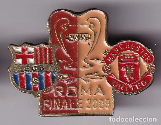 Collezionismo sportivo: PIN DE LA CHAMPIONS LEAGUE FINAL ROMA 2009 BARCELONA - MANCHESTER UNITED (FOOTBALL)