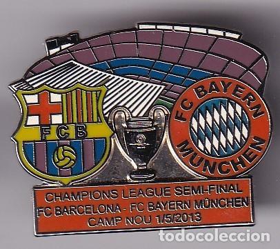 Collezionismo sportivo: PIN DE LA CHAMPIONS LEAGUE 2013/14 BARCELONA - BAYERN MUNCHEN (FOOTBALL)
