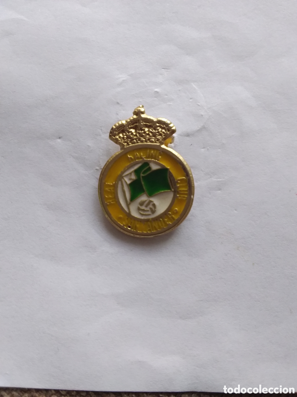 Colecionismo desportivo: Pin - Real Racing Club de Santander ( Cantabria)