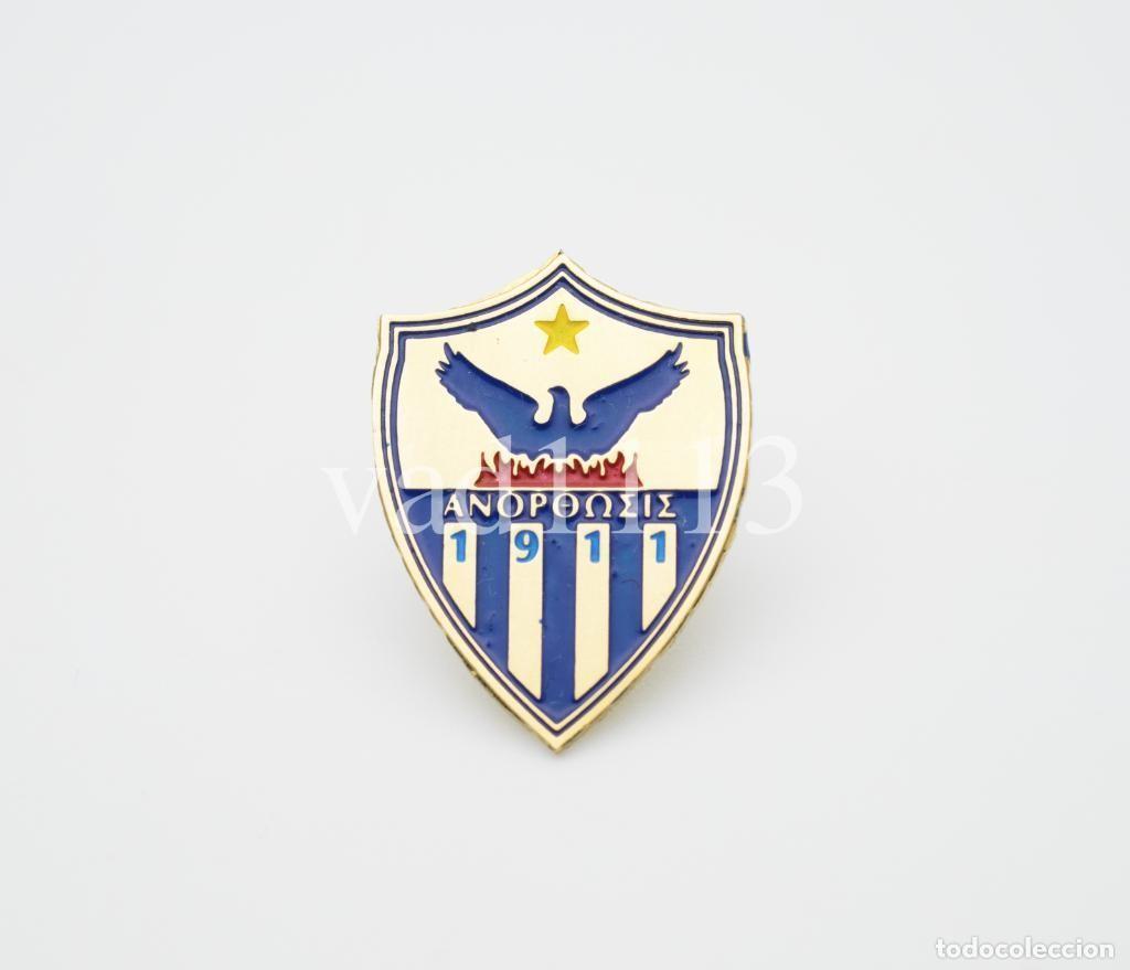 Colecionismo desportivo: Badge Pin football clubs in Cyprus - Anorthosis Famagusta FC