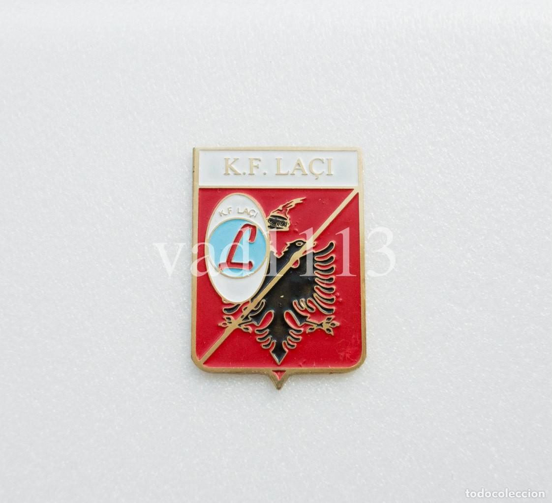 Colecionismo desportivo: Badge Pin: European football clubs Albania - FK Laci