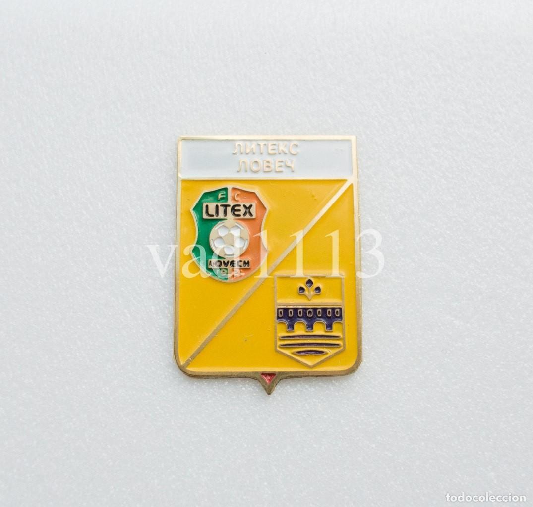 Colecionismo desportivo: Badge Pin: European football clubs Bulgaria - &rdquo; PFC Litex Lovech &rdquo;