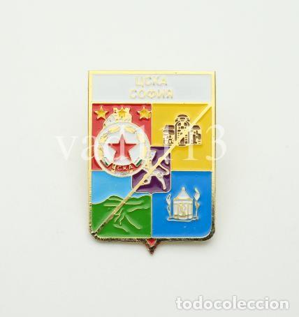 Colecionismo desportivo: Badge Pin: European football clubs Bulgaria - &rdquo; PFC CSKA Sofia &rdquo;