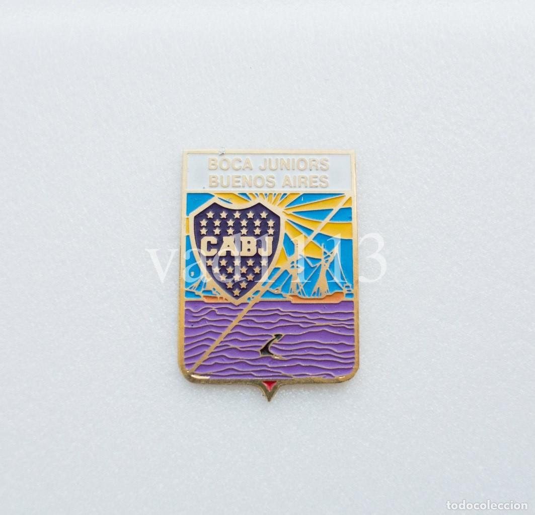 Colecionismo desportivo: Badge Pin South America - Club Atletico Boca Juniors Argentina