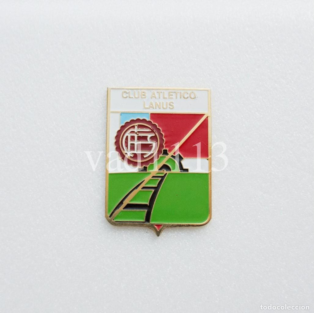 Colecionismo desportivo: Badge Pin South America - Club Atletico Lanus Argentina.