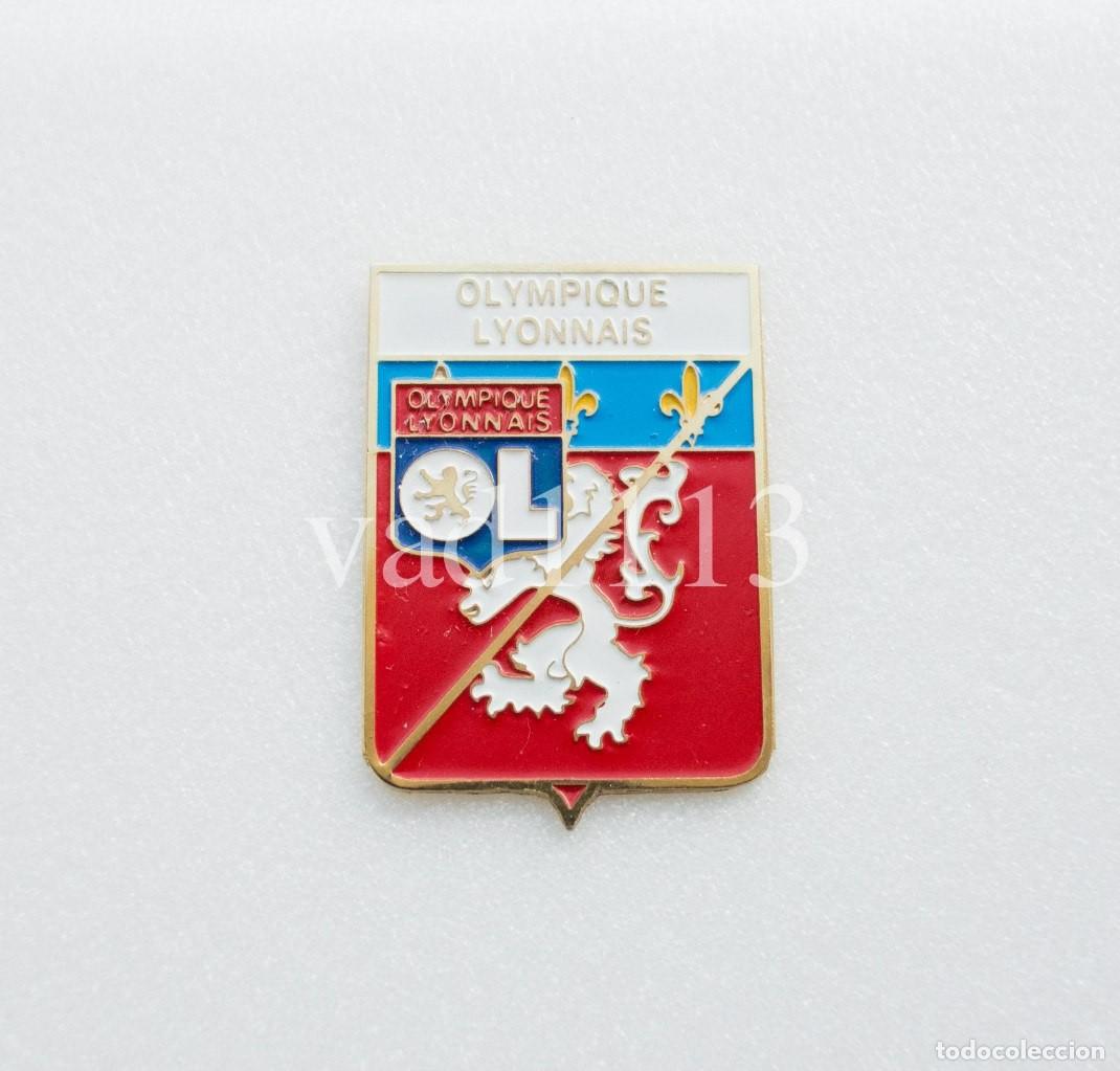 Colecionismo desportivo: Badge Pin: French football clubs France - Olympique Lyonnais