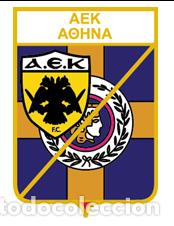 Colecionismo desportivo: Badge Pin: French football clubs Greece - &rdquo; AEK Athens FC &rdquo;