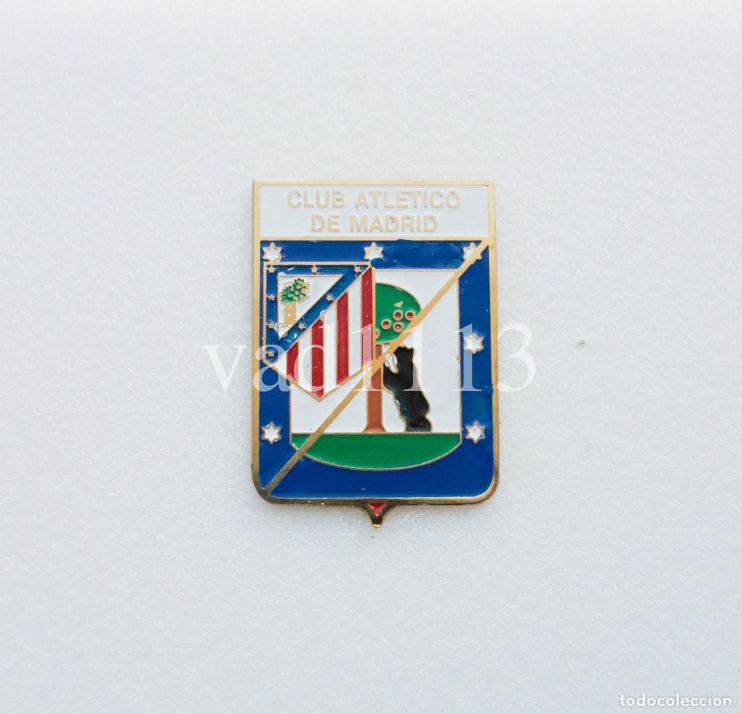 Colecionismo desportivo: Badge Pin: European football clubs Spain - Club Atletico de Madrid