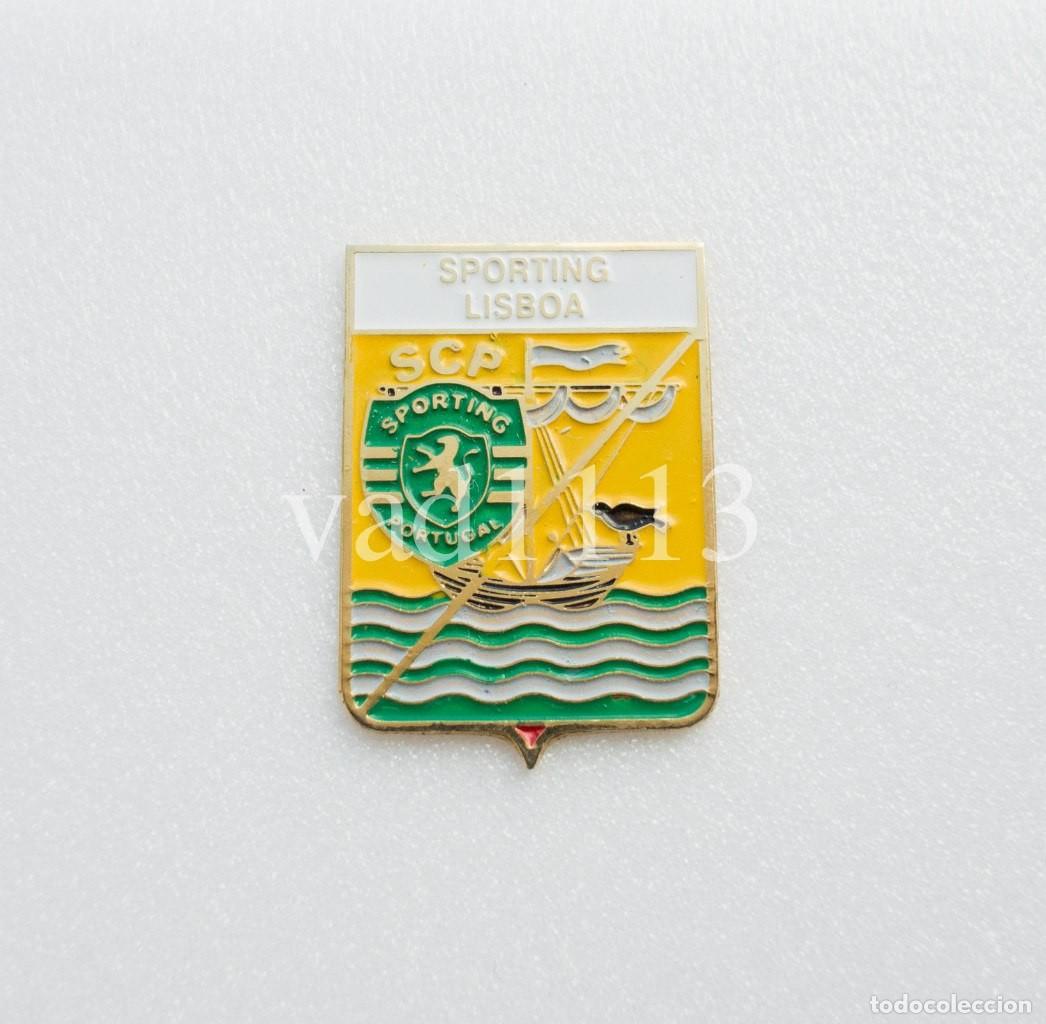 Collezionismo sportivo: Badge Pin: European football clubs Portugal - Sporting Clube de Portugal Lisbon.