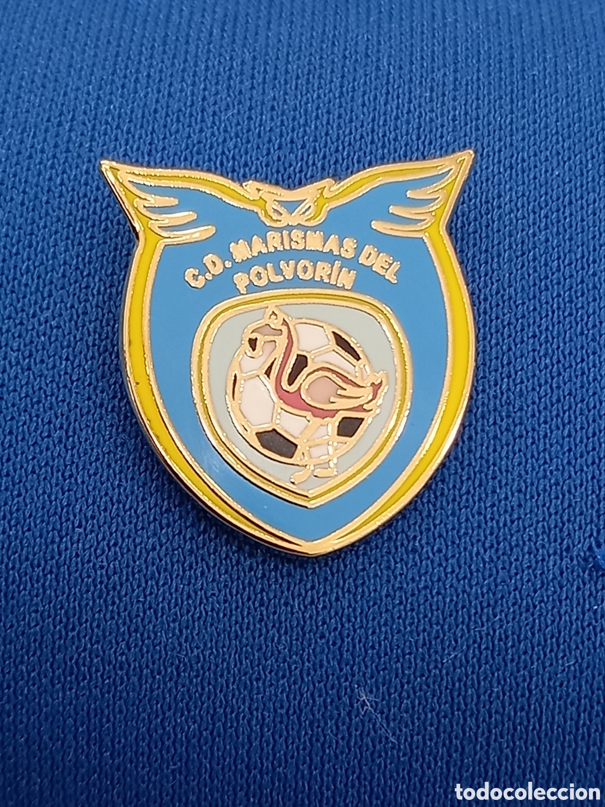 Collezionismo sportivo: Pin esmaltado CD Marismas del polvorin
