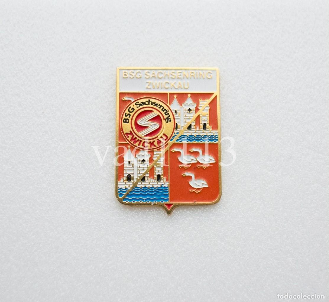 Sammelleidenschaft Sport: Badge Pin: German football club Germany - BSG Sachsenring Zwickau