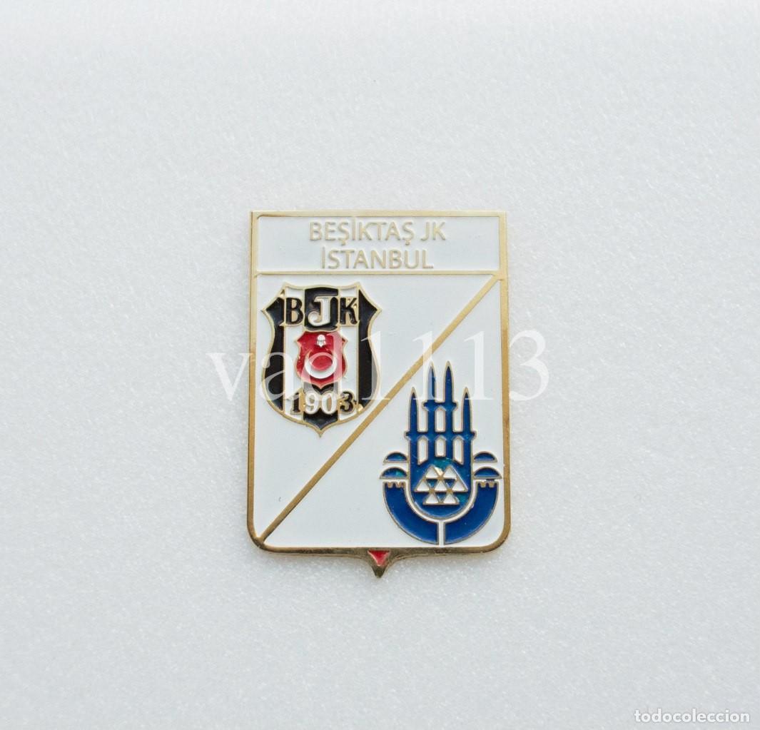 Collectionnisme sportif: Badge Pin: European football clubs Turkey - Besiktas JK Istanbul.