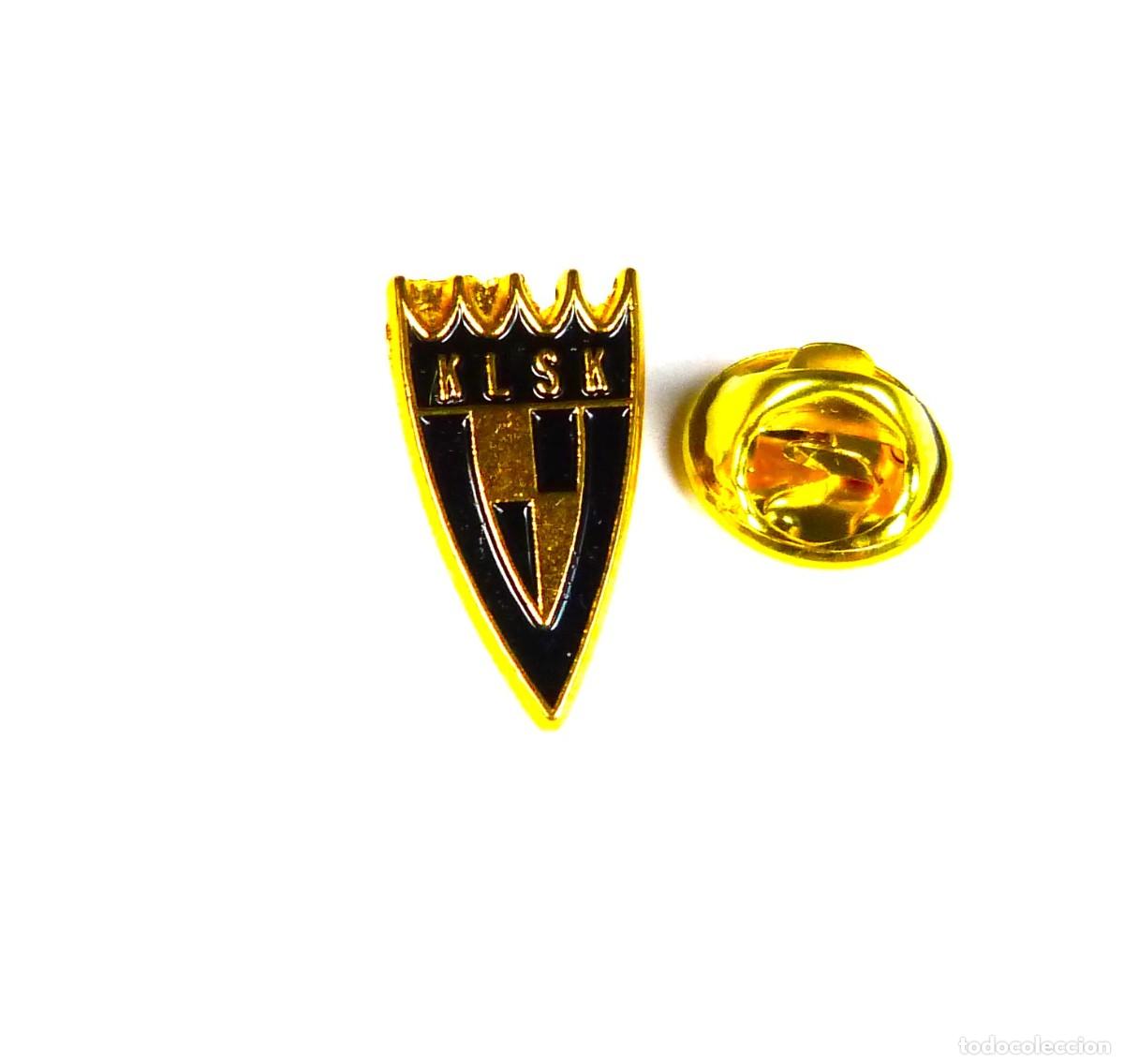 Collezionismo sportivo: 55 METAL PINS K LIERSE SK BELGICA BELGIUM FUTBOL OLD LOGO YEARS' 90 VITRIFICADO FOOTBALL BADGE R109