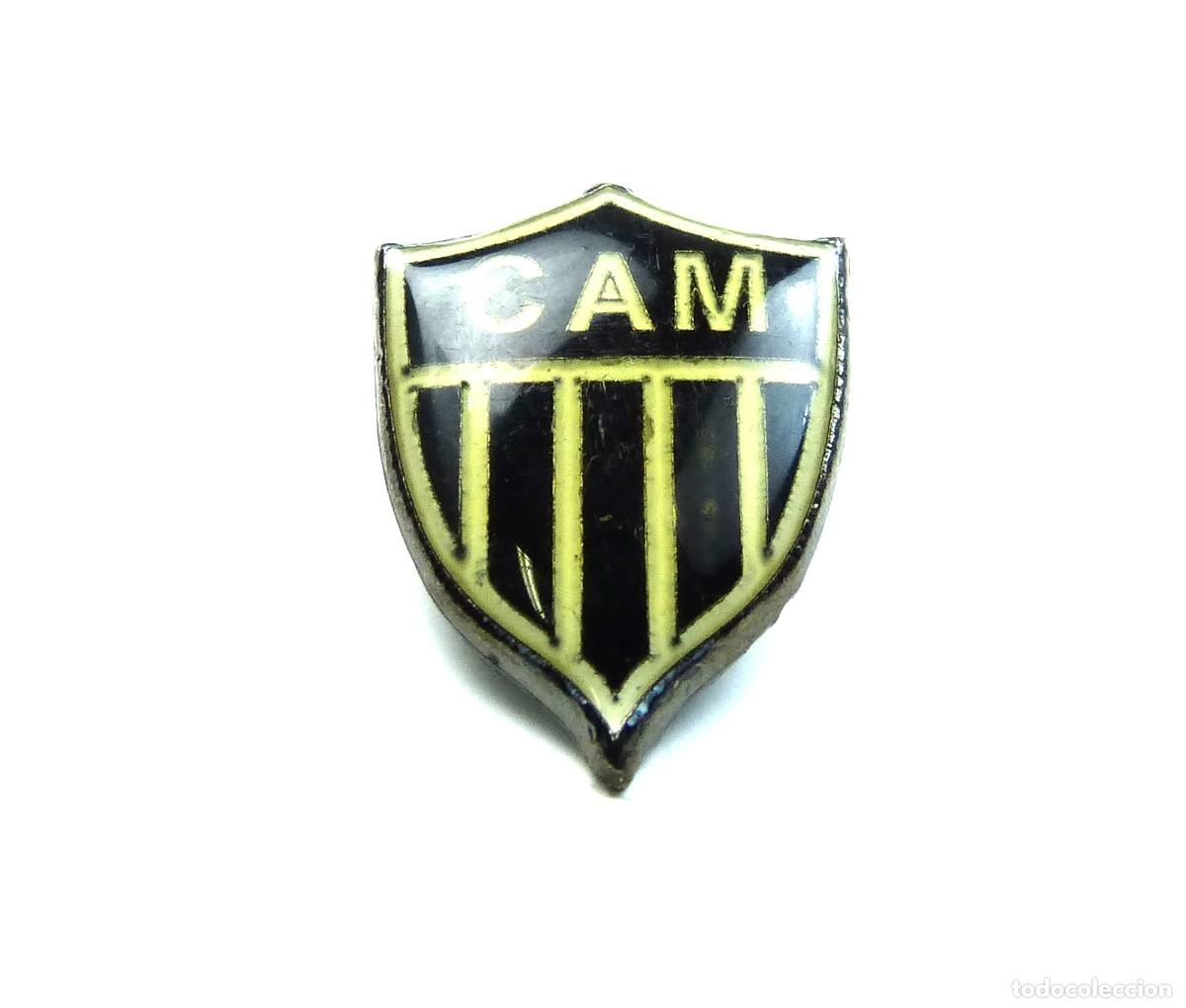 Collezionismo sportivo: 34 METAL PINS ATLETICO MINEIRO BELO HORIZONTE BRASIL FUTBOL OLD LOGO '90 VITRIFICADO BADGE R232R