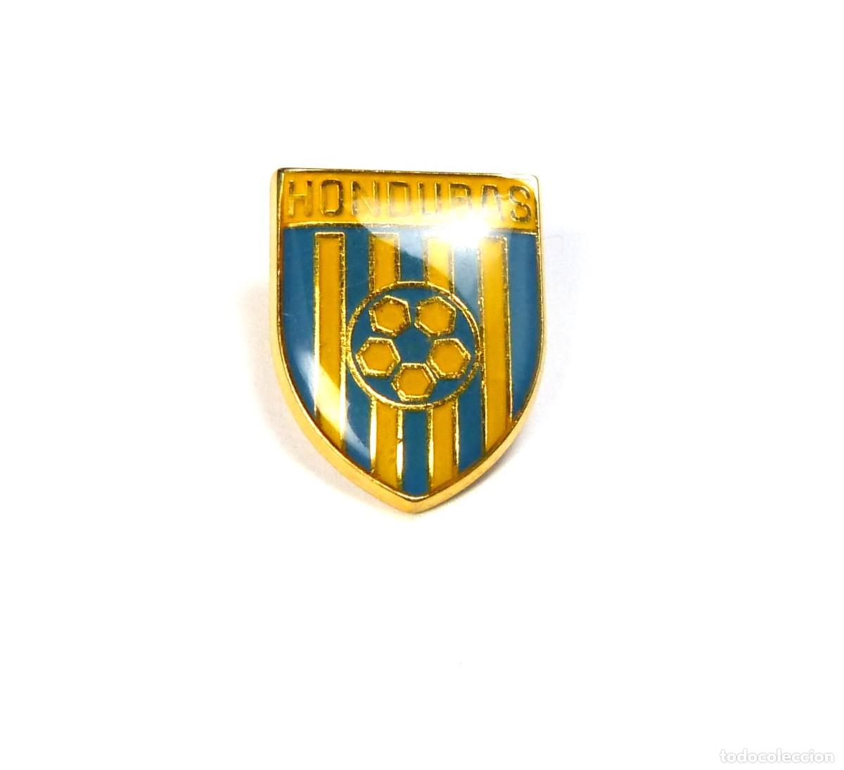 Collezionismo sportivo: 30 METAL PINS FF HONDURAS FEDERACION FUTBOL OLD LOGO YEARS' 90 FEDERATION FOOTBALL BADGE R213R