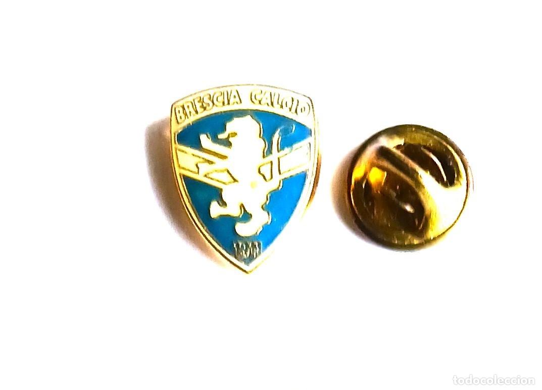 Sammelleidenschaft Sport: 38 METAL PINS BRESCIA CALCIO ITALIA ITALY FUTBOL OLD LOGO YEARS' 90 FOOTBALL BADGE DISTINTIVI R174R