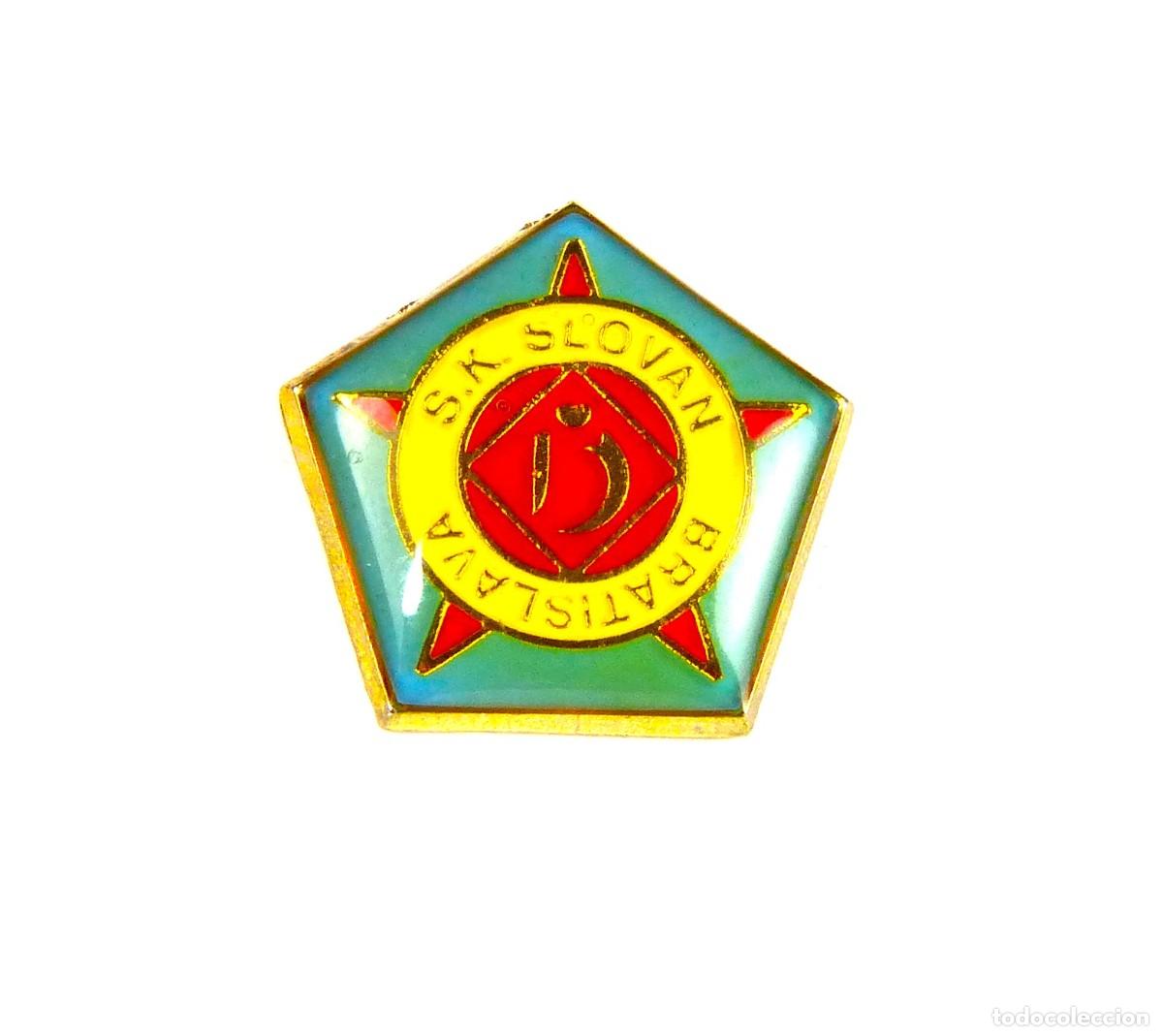 Sammelleidenschaft Sport: 30 METAL PINS SLOVAN BRATISLAVA ESLOVAQUIA SLOVAKIA FUTBOL OLD LOGO YEARS' 90 FOOTBALL BADGE R261R