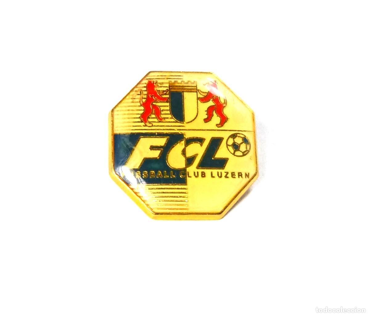 Sammelleidenschaft Sport: 30 METAL PINS FC LUZERN LUCERNA SUIZA SUISSE SWISS SWITZERLAND FUTBOL YEARS' 90 FOOTBALL BADGE R289