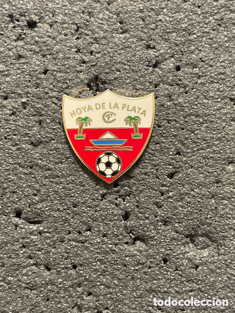 Collezionismo sportivo: Pin 158 HOYA DE LA PLATA C.F. - Las Palmas (Gran Canaria)