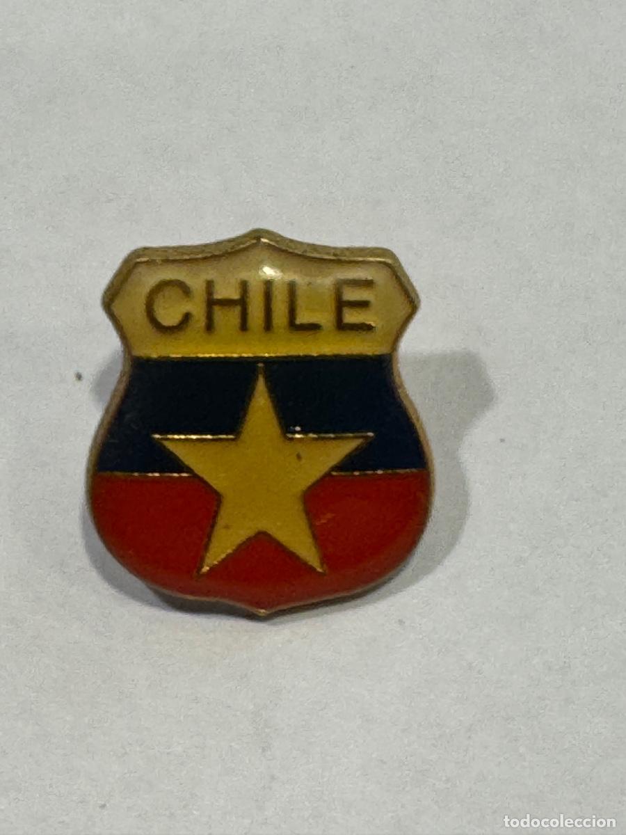 Collezionismo sportivo: SELECCI&Oacute;N CHILE PIN F&Uacute;TBOL ORIGINAL DE &Eacute;POCA / COMPRA M&Iacute;NIMA 5&euro;