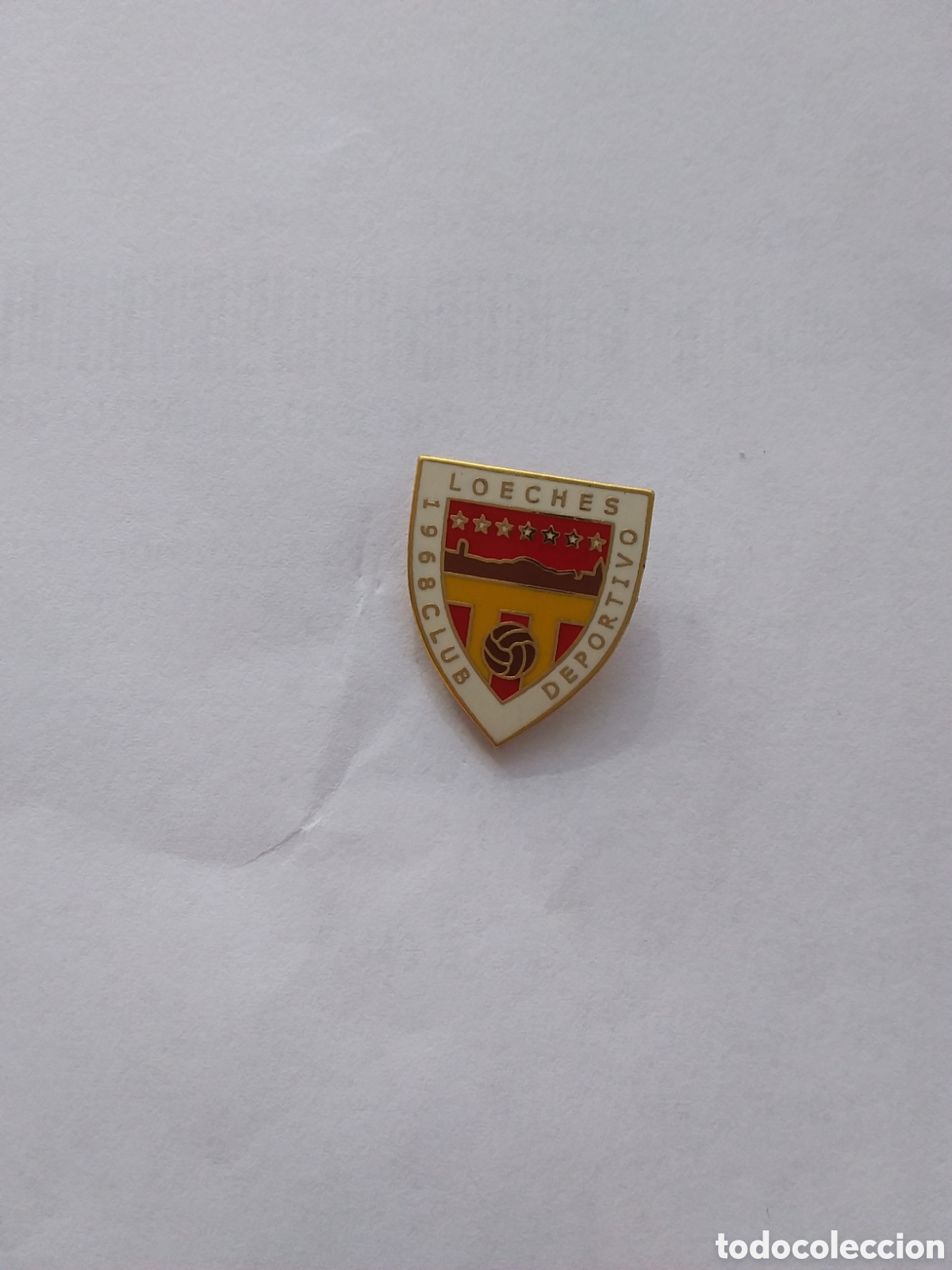 Sammelleidenschaft Sport: Pin - Club Deportivo Loeches/ escudo 2023 ( Madrid)