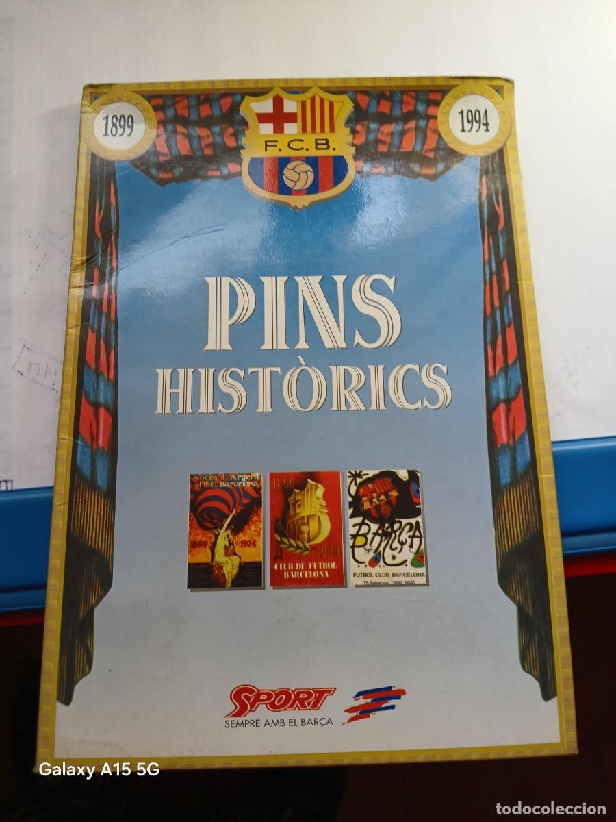 Coleccionismo deportivo: PINS CONMEMORATIVOS DEL BAR&Ccedil;A - Foto 2