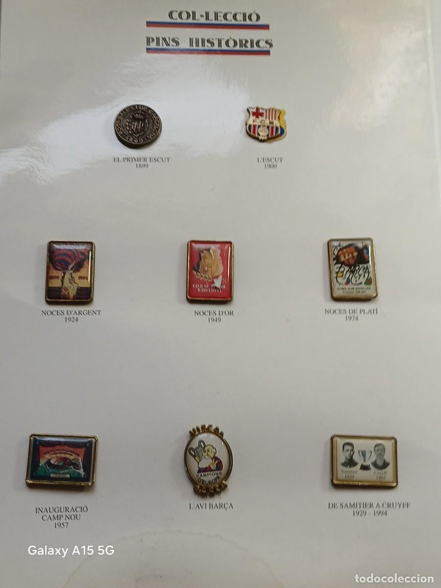 Coleccionismo deportivo: PINS CONMEMORATIVOS DEL BAR&Ccedil;A - Foto 4