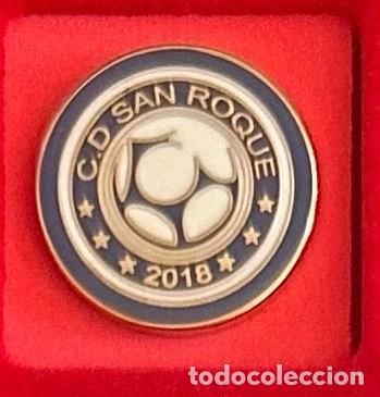 Colecionismo desportivo: Pin de Futbol del Club CD San Roque Palma de Mallorca