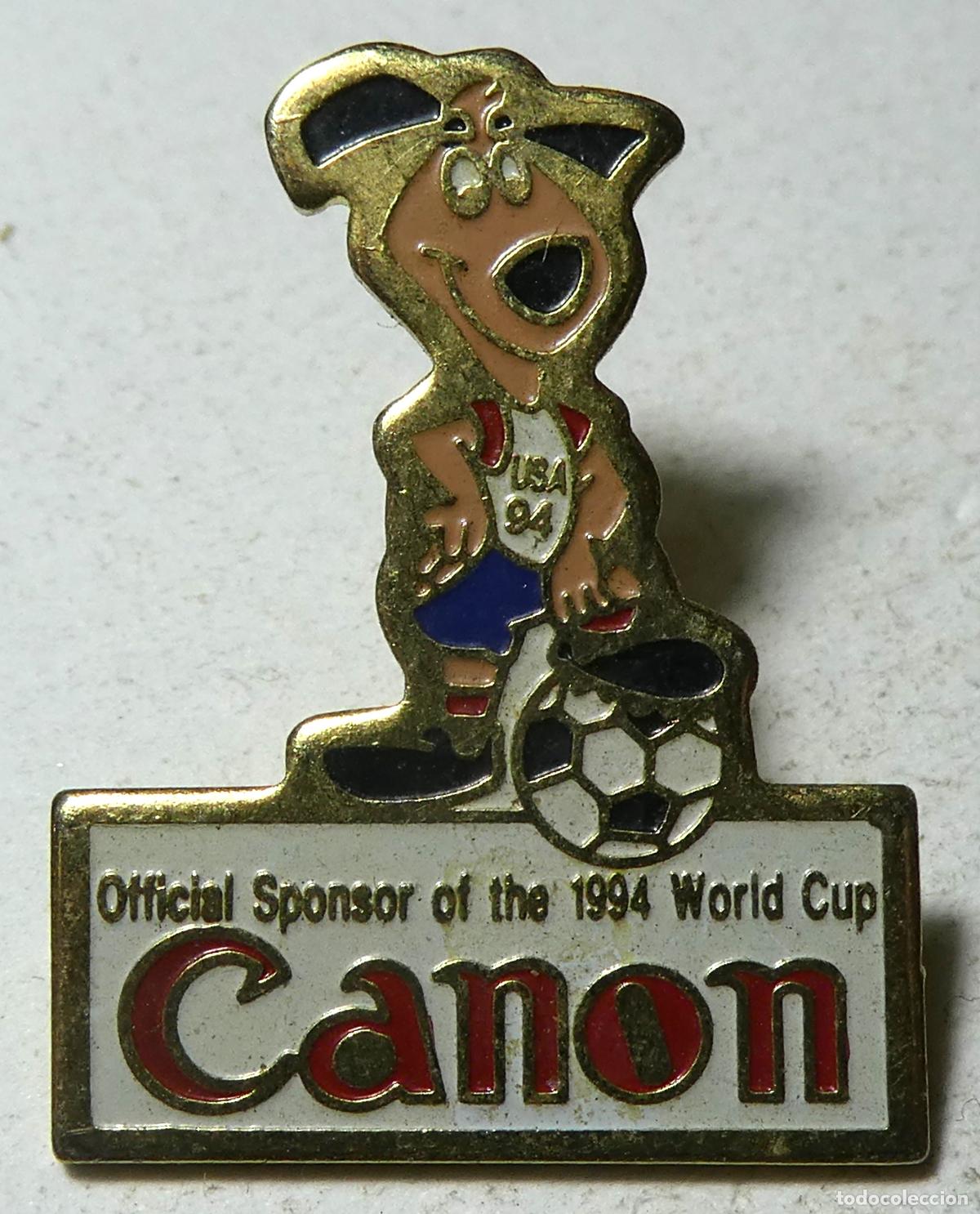 Collezionismo sportivo: Pin MUNDIAL DE FUTBOL DE ESTADOS UNIDOS MASCOTA CANON 1994 , de pincho