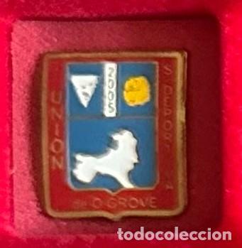 Collectionnisme sportif: Pin de futbol del Club UD O grove Pontevedra