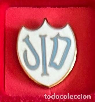 Colecionismo desportivo: Pin de futbol del Club Juventud Israelita Deportiva - Protectorado Marroqui