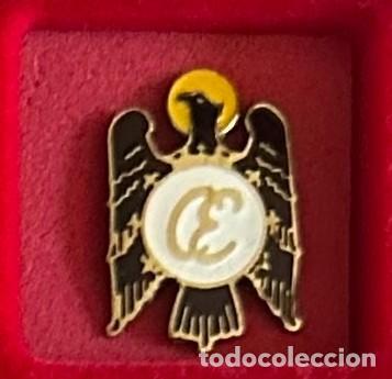 Colecionismo desportivo: Pin de futbol del Club Centro Espa&ntilde;ol Football Club - Tanger - Protectorado Marroqui