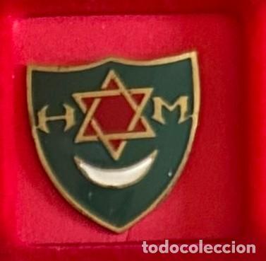 Colecionismo desportivo: Pin de futbol del Club FC Hispano Marroqui - Protectorado Marroqui