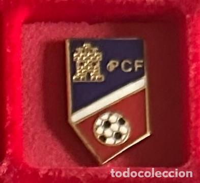 Sammelleidenschaft Sport: Pin de futbol del Club Puebla CF Puebla de Cazalla Sevilla