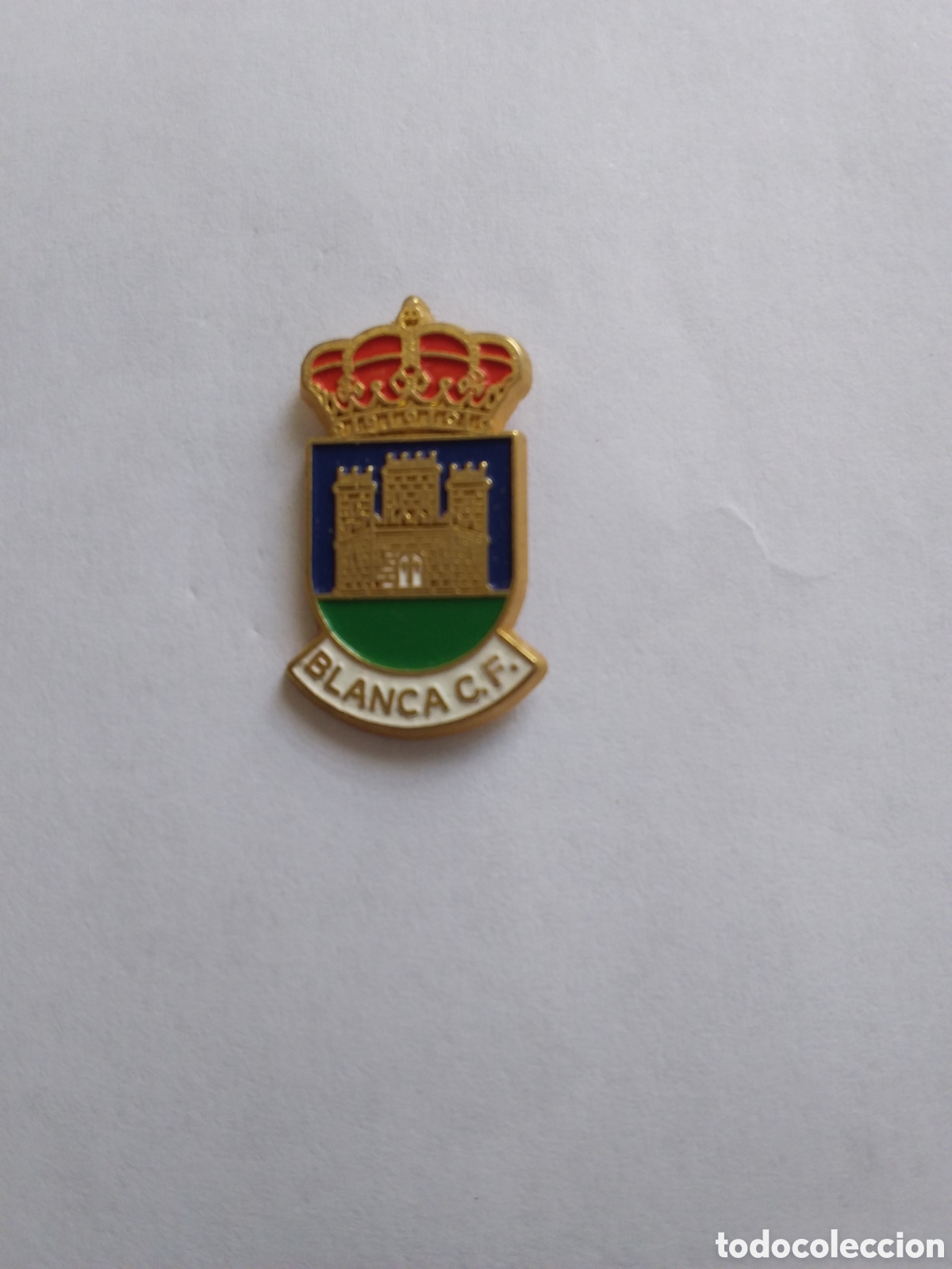 Collectionnisme sportif: Pin - Blanca Club de F&uacute;tbol ( Murcia)