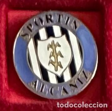 Collezionismo sportivo: Pin de futbol del Club Sporting Alca&ntilde;iz - Teruel