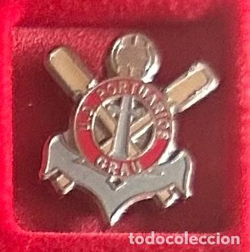 Collezionismo sportivo: Pin de futbol del Club UD Portuarios Grau - Valencia