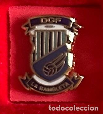 Sammelleidenschaft Sport: Pin de futbol del Club Deportivo La Rambleta CF - Valencia