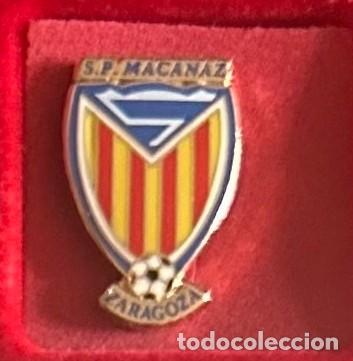 Collectionnisme sportif: Pin de futbol del Club Sporting Macanaz Zaragoza