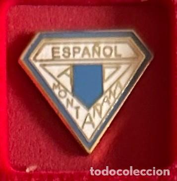Collectionnisme sportif: Pin de futbol del AD Espa&ntilde;ol - Monta&ntilde;ana Zaragoza