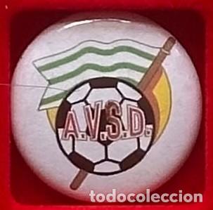 Colecionismo desportivo: Pin de futbol del Club SD Andres Vicente AV Zaragoza