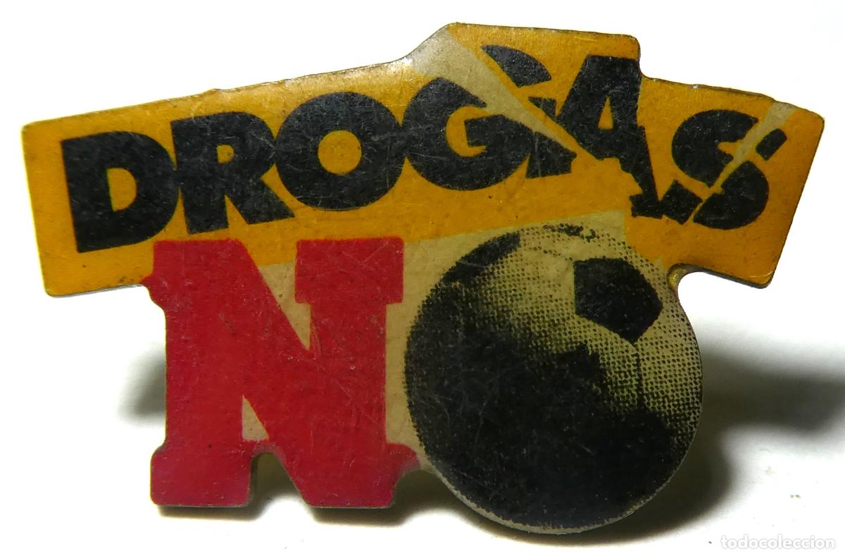 Sammelleidenschaft Sport: PIN DROGAS NO , de pincho
