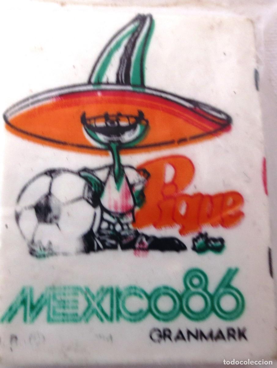 Sammelleidenschaft Sport: VINTAGE GOMA DEL MUNDIAL DE FUTBOL MEXICO 86