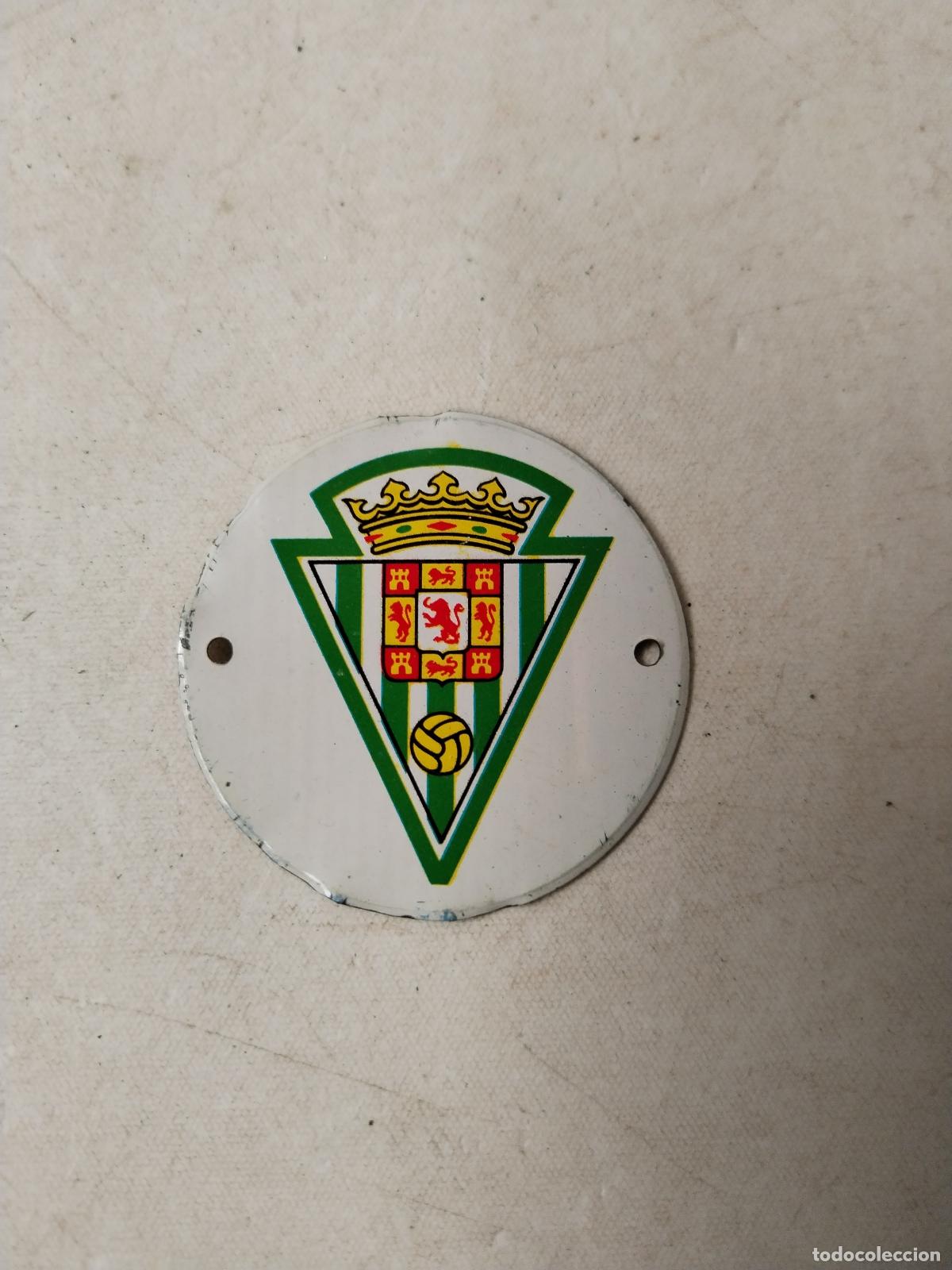 Collezionismo sportivo: cordoba cf, chapa placa para puerta - c156